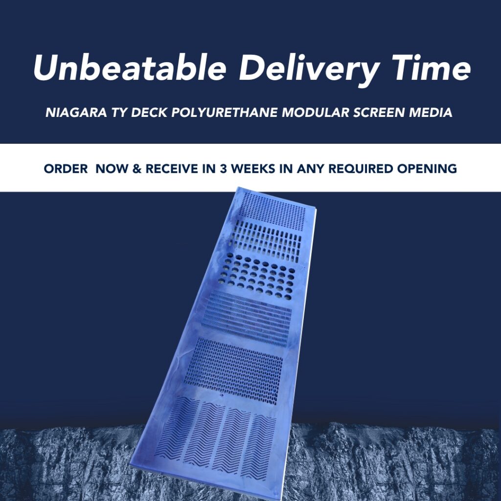 Ty Deck Polyurethane Modular Screen Media – Only Three Weeks Delivery Time