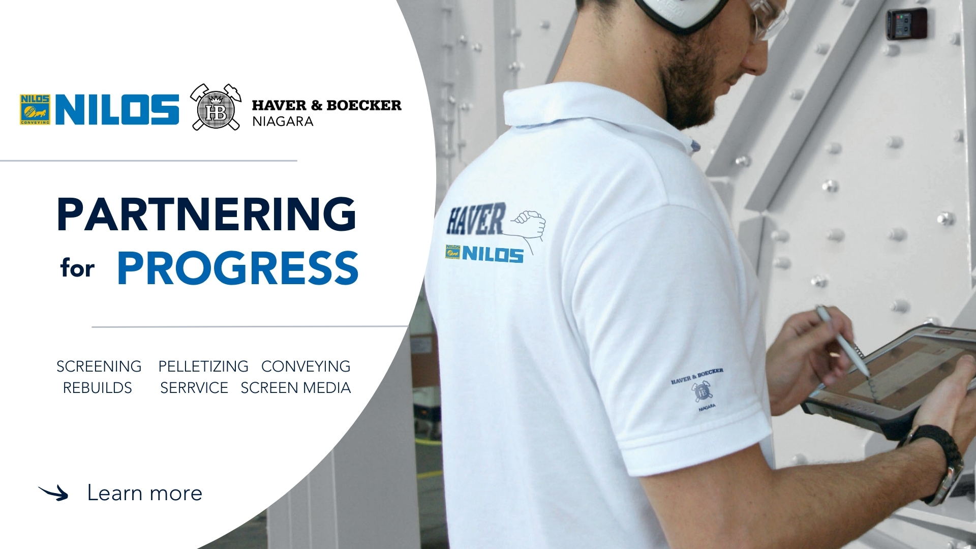 Haver & Boecker Niagara begrüßt Nilos als neuen Service – und Vertriebspartner in der Schweiz